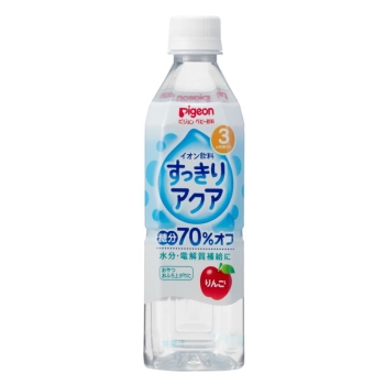 すっきりアクア　りんご　５００ｍｌ　塩分７０％オフ　３ケ月頃から