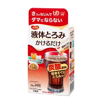 液体とろみ　かけるだけ１４ｇ×１４包
