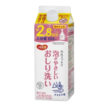 泡がやさしいおしり洗い　詰めかえ用　８００ＭＬ
