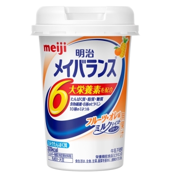 明治　メイバランス　ＭＩＮＩカップ　フルーツオレ味