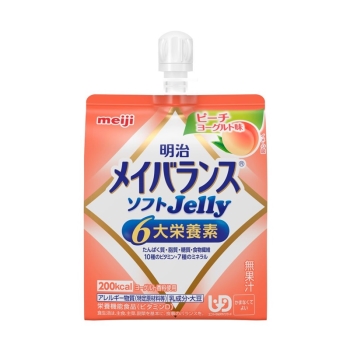 明治　メイバランス　ソフトJelly　ピーチヨーグルト味