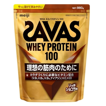 ザバス　ホエイプロテイン　１００　リッチショコラ　９８０ｇ