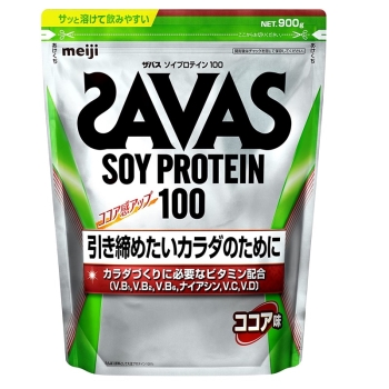 ザバスソイプロテイン１００ココア９００ｇ