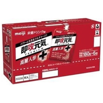 即攻元気ゼリー高麗人参＋栄養　６袋