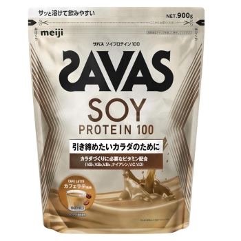 ザバスソイプロテイン１００カフェラテ風味９００ｇ