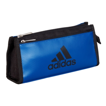 アディダス　ペンケース艶消し　青