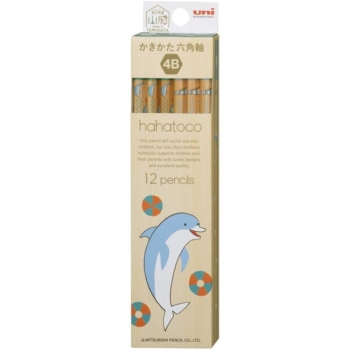 三菱鉛筆　かきかた鉛筆　ハハトコ　イルカ４Ｂ
