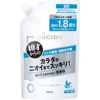 ルシード　薬用デオドラントボディウォッシュ　つめかえ用＜大容量＞６８４ｍＬ