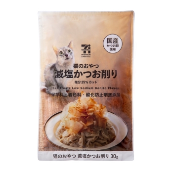 セブンプレミアムライフスタイル　猫のおやつ　減塩かつお削り　３０ｇ