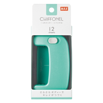 マックス　穴あけパンチ　シフォネルパンチグリーン