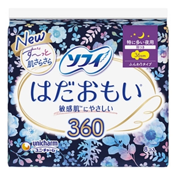 ソフィはだおもい特に多い夜用３６０　８枚