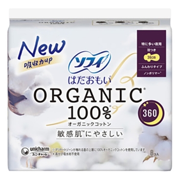 ソフィはだおもいオーガニック特に多い夜３６０　８枚