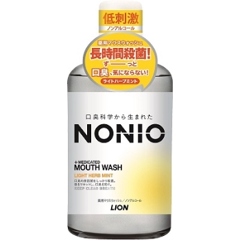 ライオンＮＯＮＩＯマウスウォッシュノンアルコールライトハーブミント６００ｍｌ