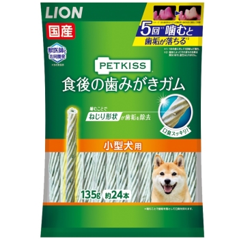 ＰＥＴＫＩＳＳ食後の歯みがきガム小型犬用