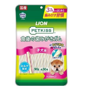 ＰＥＴＫＩＳＳ　食後の歯みがきガム　子犬用　９０ｇ