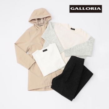 ベージュＭサイズのみ【福袋】ＧＡＬＬＯＲＩＡレイヤードコーデ　４点セット