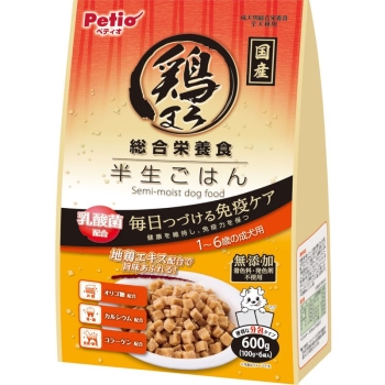 鶏まろ　総合栄養食　半生ごはん　１～６歳の成犬用　６００ｇ
