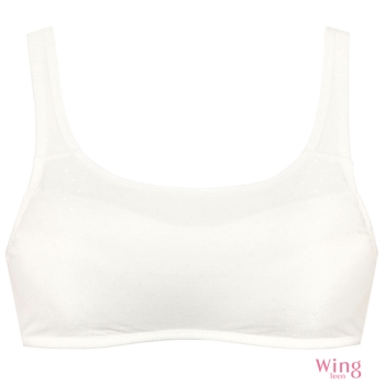 ウイングティーン　オーガニックコットン混のやわらかなハーフトップ(ノンワイヤー)