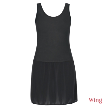 さらっとした肌ざわりの綿混素材「瞬汗ドライ」　スリップ