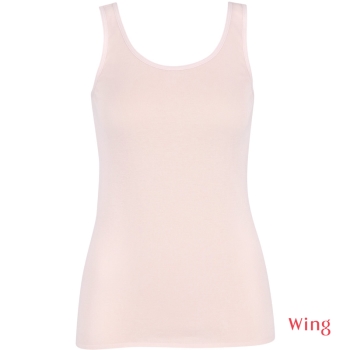 「綿100％ ひびきにくいタイプ」肌ざわりがよい快適インナー　ノースリーブ