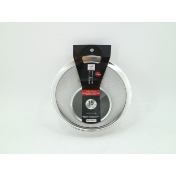 日本製　深型　ステンレス　ざる　１５ｃｍ