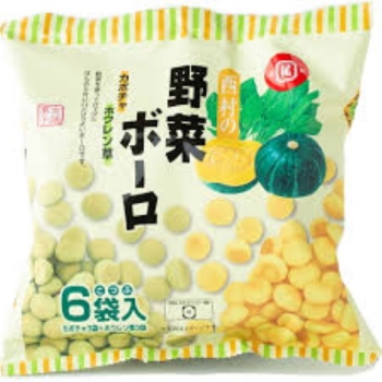 ボーロ本舗　野菜ボーロ　こつぶ　１５ｇ×６パック