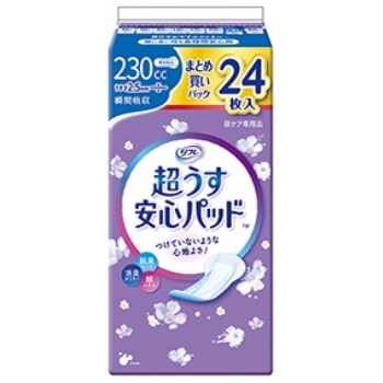 リフレ　超うす安心パッド　まとめ買い　２３０ＣＣ　２４枚