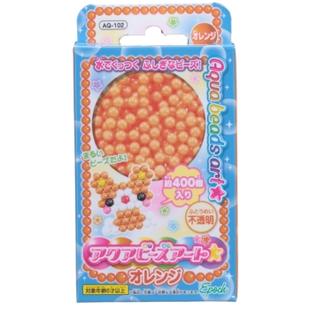 エポック社　アクアビーズ　単色　オレンジ　ＡＱ－１０２