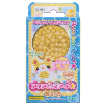 エポック社　アクアビーズ　単色　きいろ　ＡＱ－１０５
