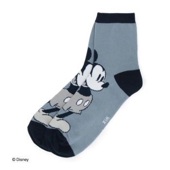 ディズニー　ミッキースタンダード柄　ショート丈ソックス
