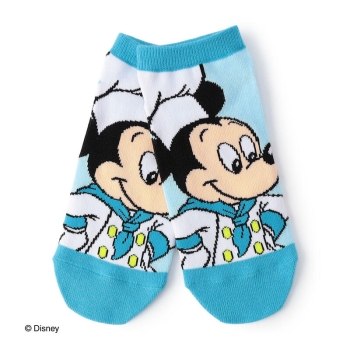 レディース　ディズニーキャラクター　ショート丈ソックス