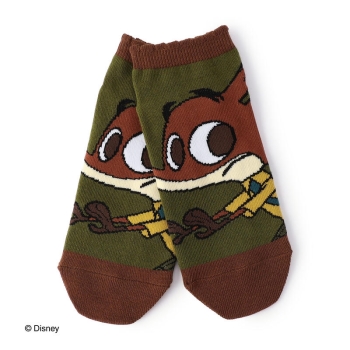 レディース　ズートピアキャラクター　ショート丈ソックス
