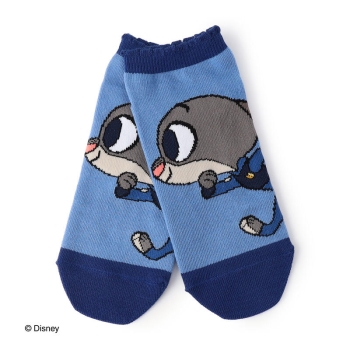 レディース　ズートピアキャラクター　ショート丈ソックス