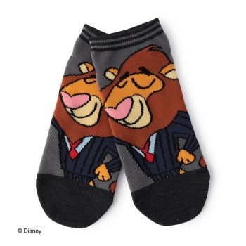 レディース　ズートピアキャラクター　ショート丈ソックス