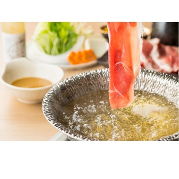 【じぶんぎふと】大阪太庵　鹿児島県産黒豚のしゃぶしゃぶ　特製ごまポン酢セット