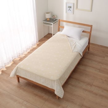 西川のタオルケット　シングルサイズ　吸水性が高く暑くジメジメした時期におすすめ