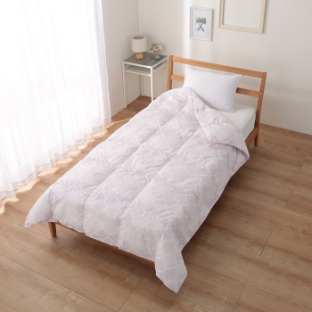 西川の洗える羽毛肌掛けふとん　シングルサイズ　ダウン８５％　夏場や暑がりの方へ