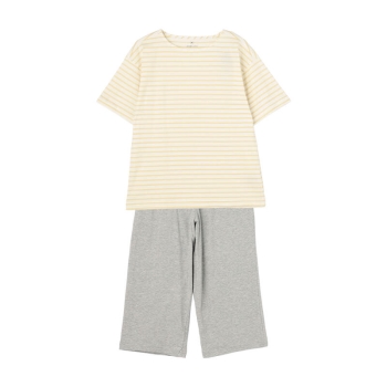 ボディクーラー　婦人半袖ボーダーＴルームセット