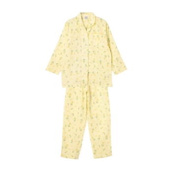 日比谷花壇　婦人２重ガーゼ菜の花シャツパジャマ