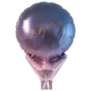 TakaraTec　アップライトバルーン　おめでとうナイトグラデーション