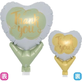 TakaraTec　アップライトバルーン　サンキューエアリー薄緑＆薄黄