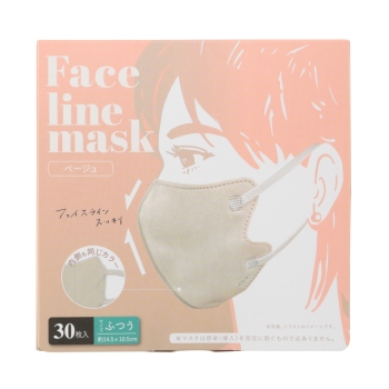 Ｆａｃｅｌｉｎｅマスク　ベージュ