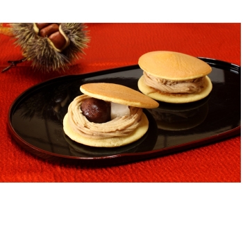 【じぶんぎふと】菓心谷常　モンブランどら焼き6個