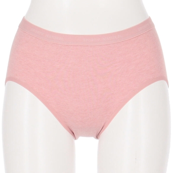 婦人　デイリーショーツ　アウトゴム　無地ショーツ＜はきこみ丈ふかめ＞