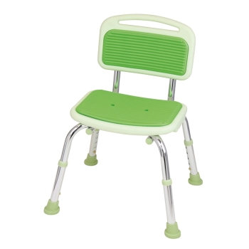 テイコブシャワーチェア背付グリーン