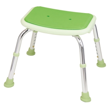 テイコブシャワーチェア背無グリーン