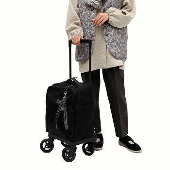 リボンチャーム横押カート　ブラック