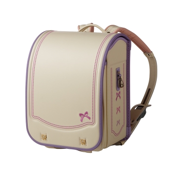 楽ッション×ハネッセルリボンリボン　プラチナホワイト