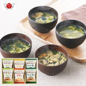 フリーズドライ　お味噌汁・スープ詰合せ　ＡＴ－ＡＥ