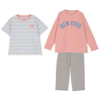 女児　ＭＬＢ　天竺２ＴＯＰＳパジャマ